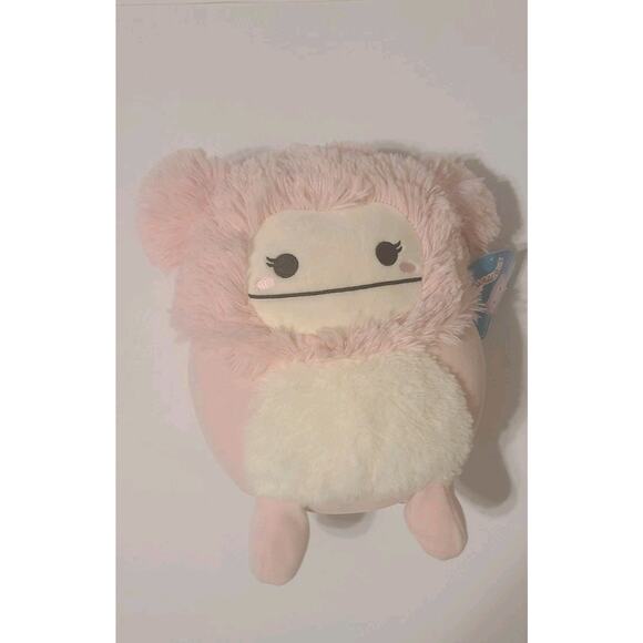 Squishmallows Brina 12” NWT Pink Bigfoot Yeti 2023 - Picture 1 of 6